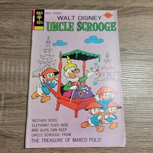 Uncle scrooge Walt Disney gold key comic book